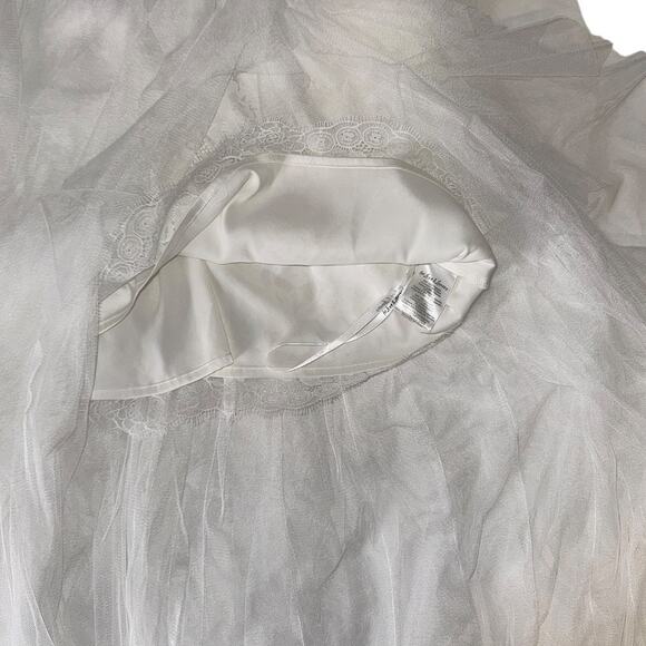 For Love & Lemons White Strapless High Low Maxi Dress Size Small - Picture 13 of 16